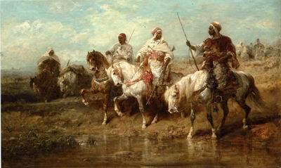 unknow artist Arab or Arabic people and life. Orientalism oil paintings 605 Norge oil painting art